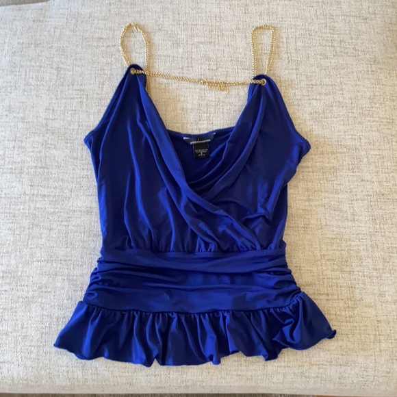 🪞 victorias secret silky cowl neck chain strap  top - Picture 4 of 8